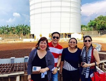 Aseagas company visit with Project Management Professor Antonio Rivera (Lian, Batangas)